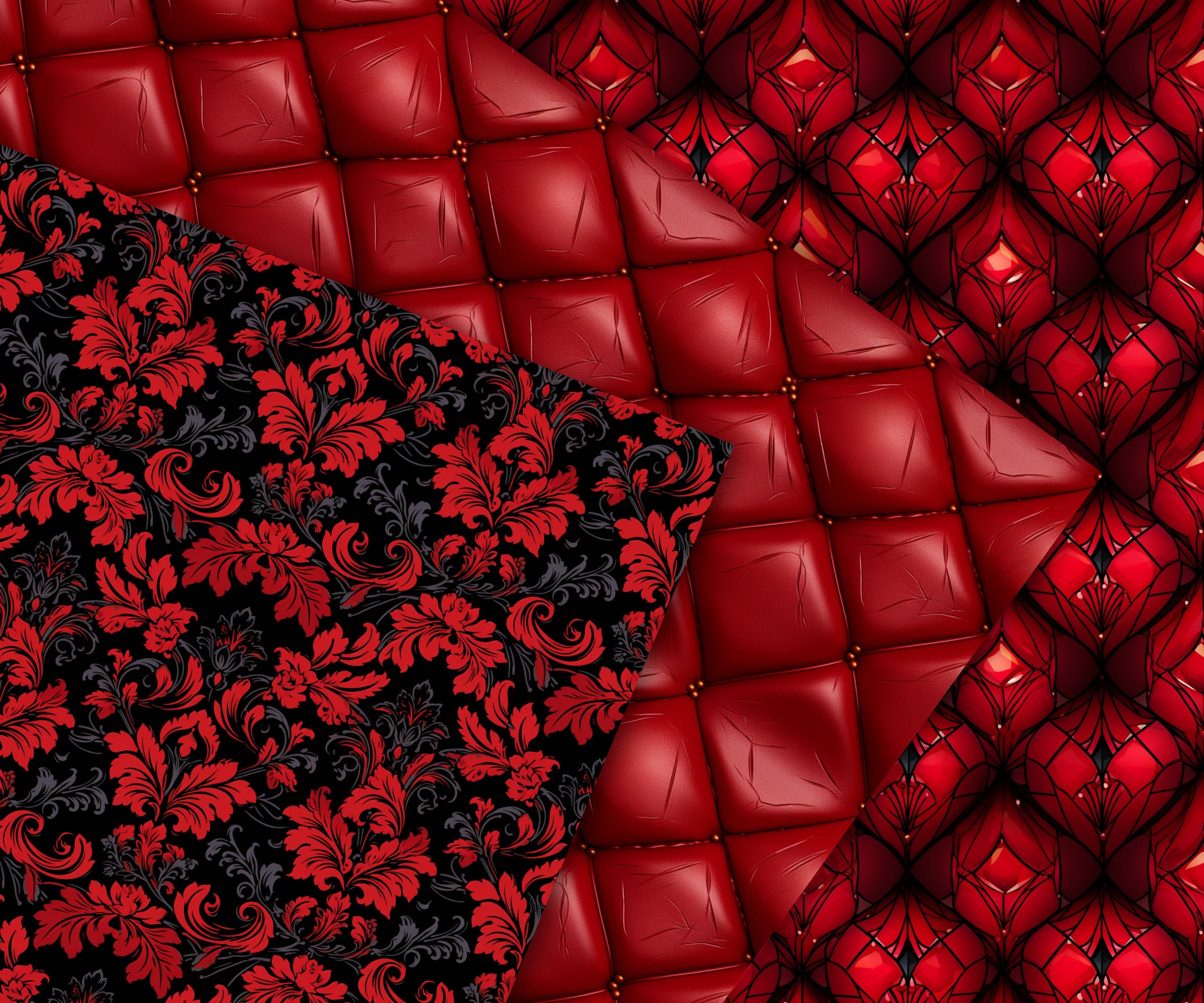 Moulin Rouge Patterns, 20 Valentine's Day Seamless Digital Papers ...