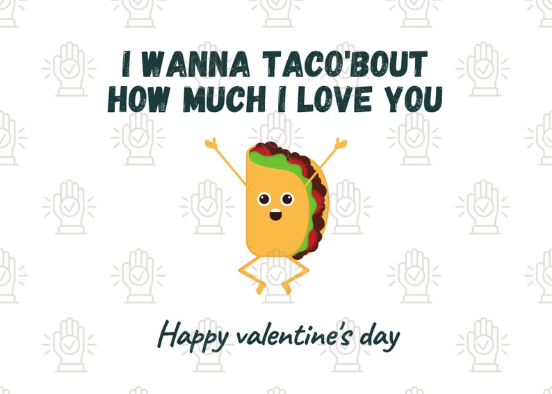 Valentine's Day Card for Taco Lovers image 3