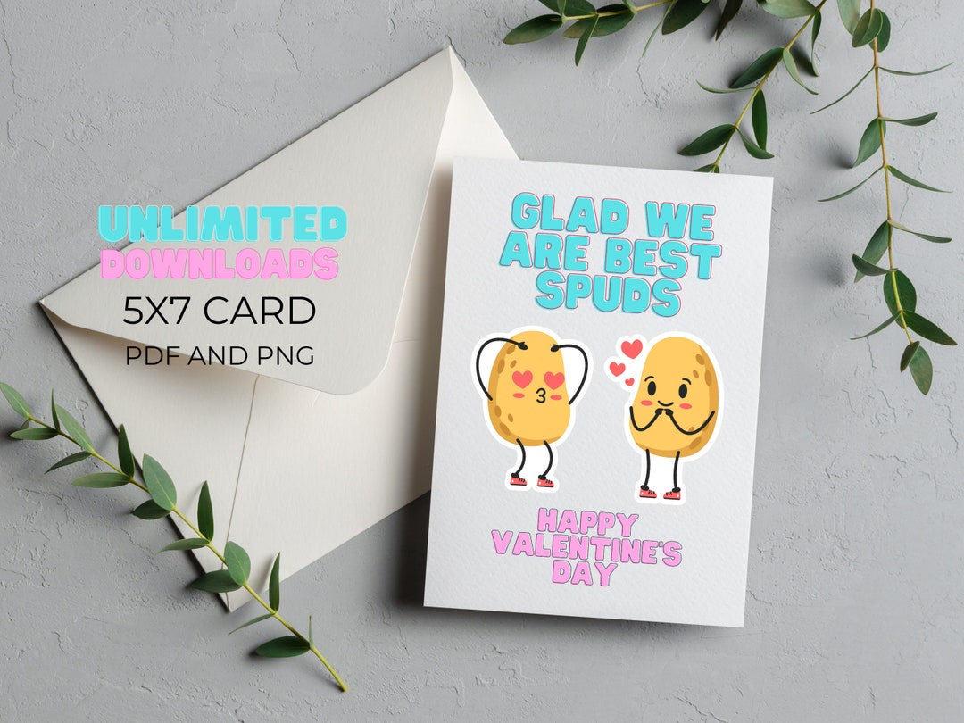 Funny Printable Valentine's Day Cards DIGITAL DOWNLOAD Etsy