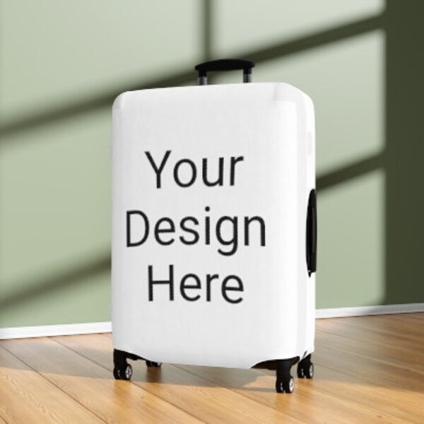 Personalized Suitcase Luggage Baggage Cover|Travelbag Protector|Cover Luggage to except Damages Travel Accessorise Mother's Day Gift 3 Sizes