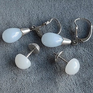Earrings stud earrings drop earrings silver vintage