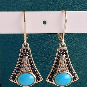 Silver Earrings Hanging Earrings Silver 925 Vintage