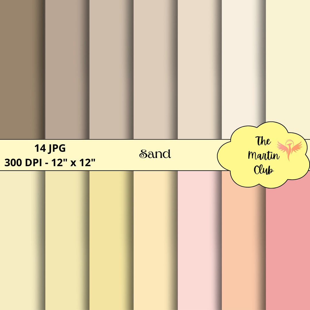 Sacrd Paper Sand Solids Background Digital Papers Desert Solid Scrapbook Paper ...