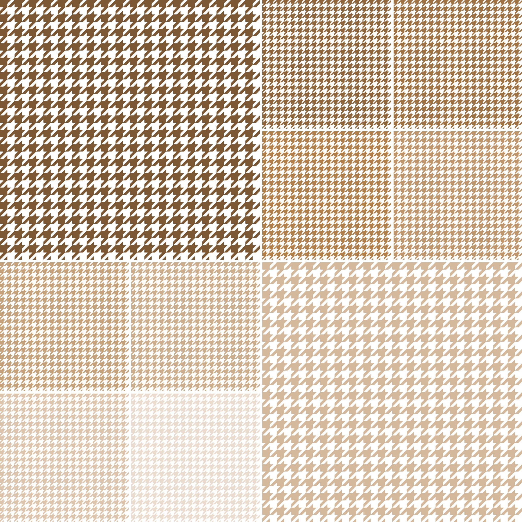 Houndstooth Background Digital Papers Brown Beige Houndstooth Scrapbook ...