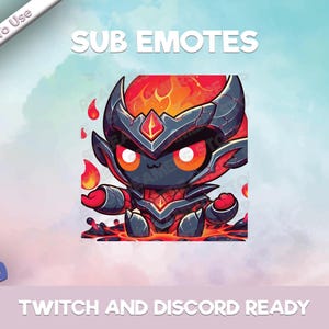Brand The Burning Vengeance Emote - League Of Legends Emote - Twitch Emote - YouTube Emote - Discord Emote -Streamer Emote - Community Emote