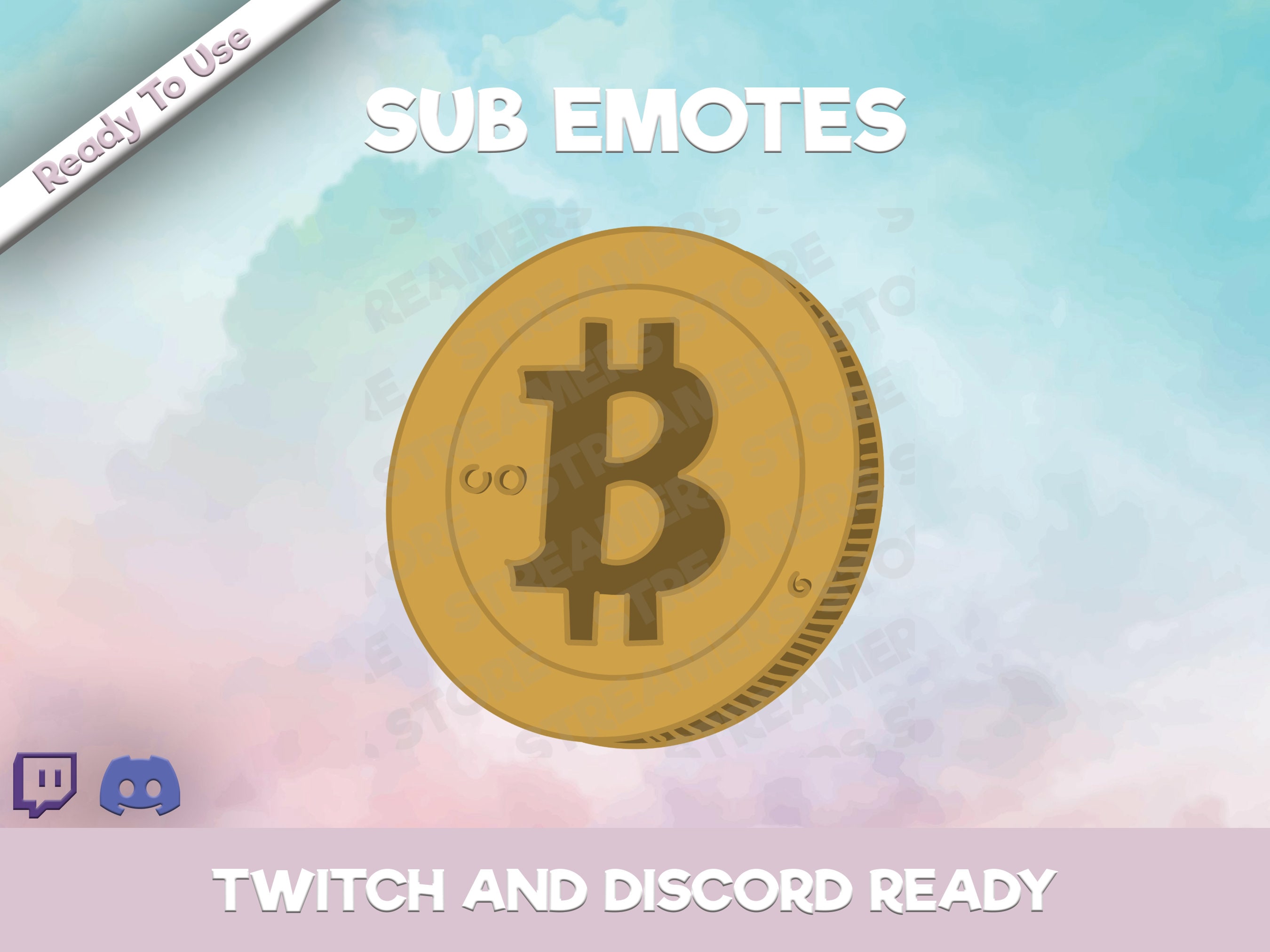 Tarkov Bitcoin Emote - Tarkov Twitch Emote - Youtube Emote - Discord Emote  -streamer Emote - Community Emote - Etsy