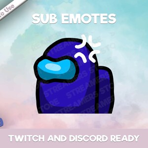 Among Us Angry Emote - Among Us Twitch Emote - YouTube Emote - Discord Emote -Streamer Emote - Community Emote