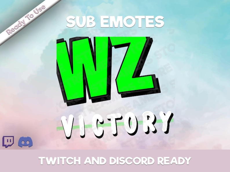 Warzone Victory Emote COD Twitch Emote Youtube Emote Etsy