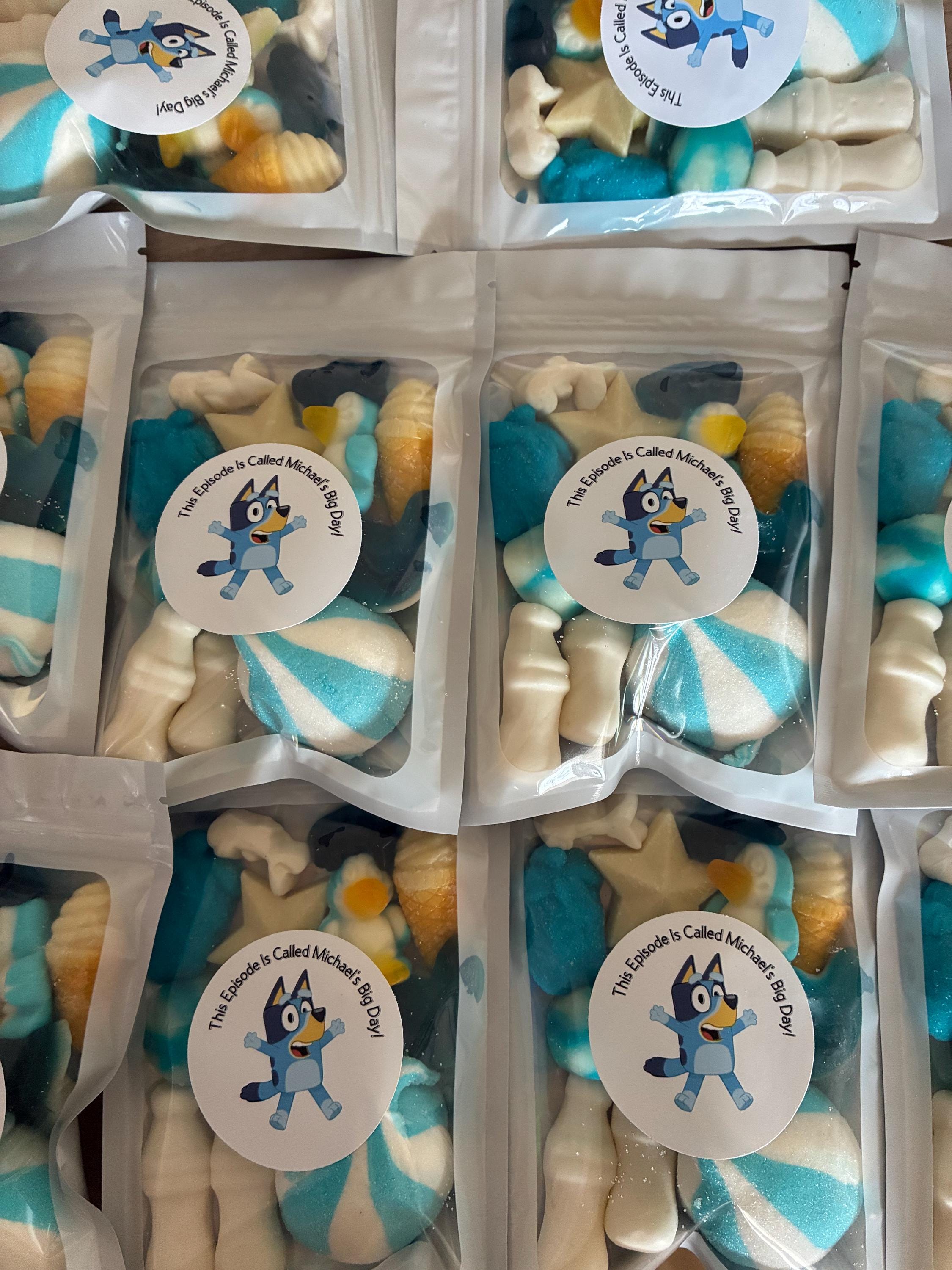 Personalised Bluey Theme Birthday Assorted Gummy Candies / Chocolate ...