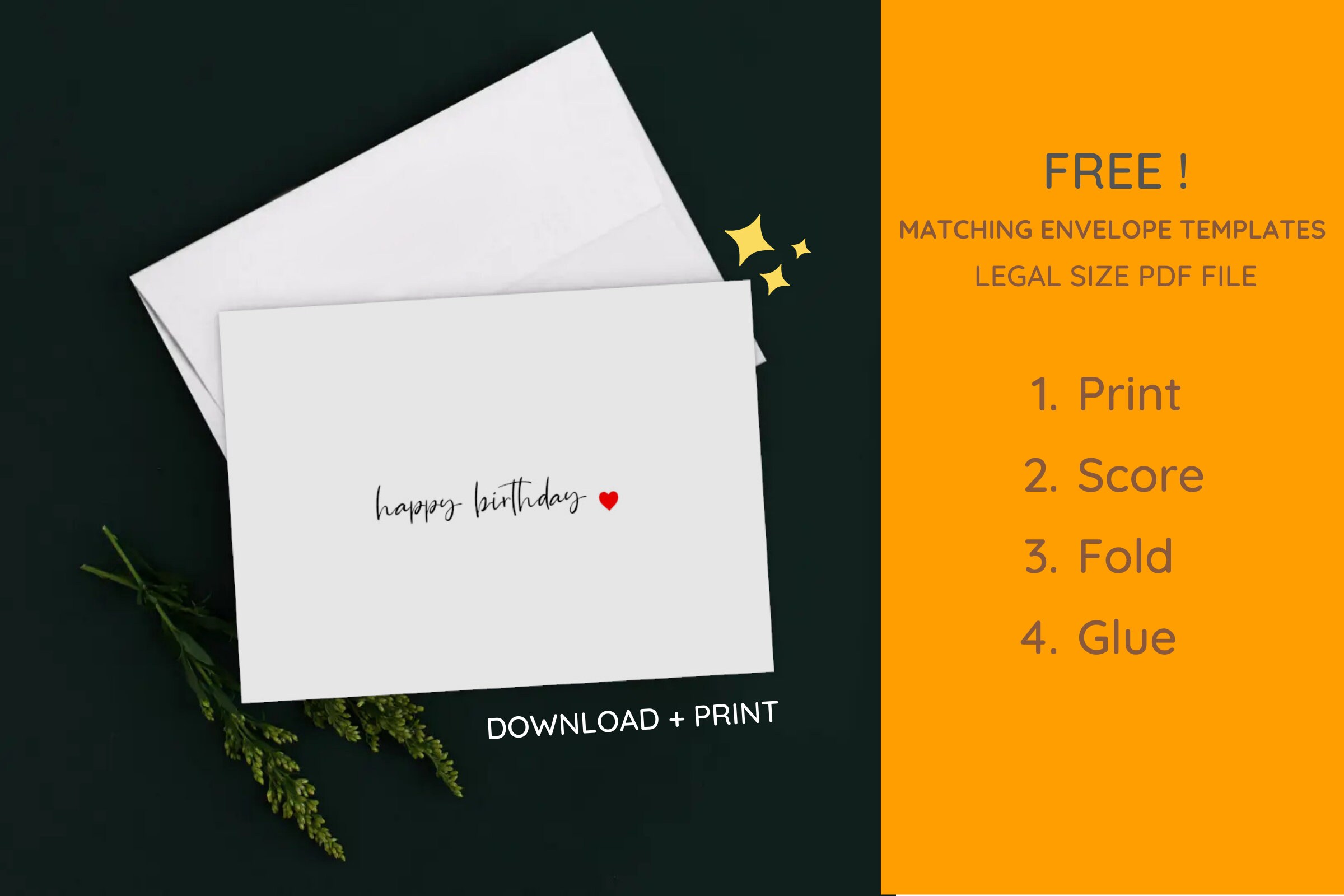 Printable Humorous Birthday Card, DIY Birthday Card, Trendy Birthday ...