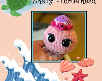 DIGITAL PATTERN - SHELLY. the turtle head