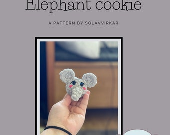 DIGITAL PATTERN - Elephant cookie