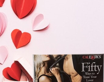 50 Möglichkeiten zu necken | Paare Date Night Spiel | Sex-Spiel für Erwachsene | Valentinstag Geschenk