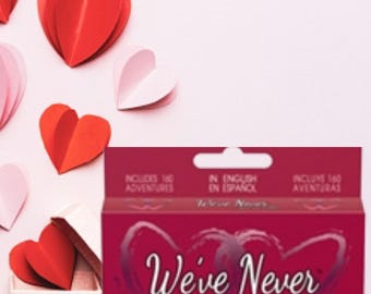 We hebben nog nooit| Date-avondspel voor stellen| Avontuurspel voor stellen| Valentijnsdagcadeau