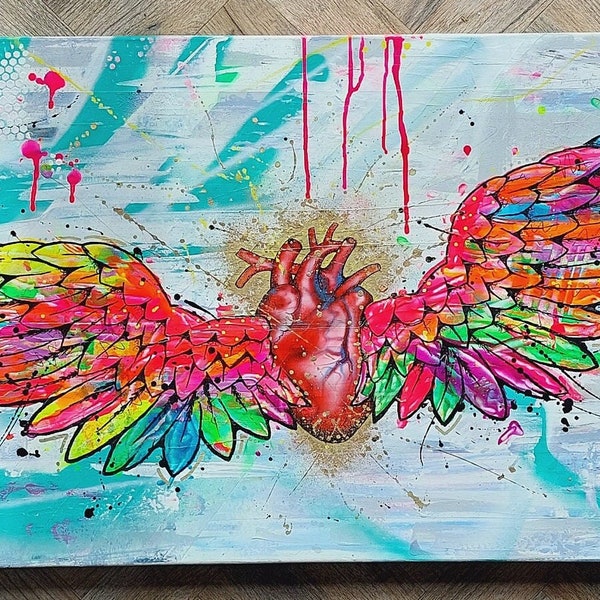 Street Art on Canvas Etsy UK