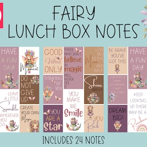 Lunch Box Karten // Positivity Quote Cards // Lunch Notes // Printable Notes