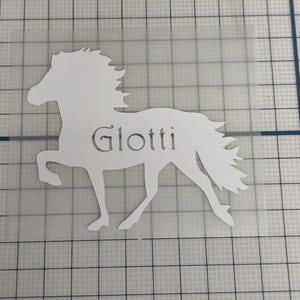 Adesivo tölt Cavallo islandese, cavallo islandese, tölt
