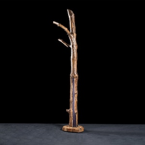 Unique and original wooden light work, epoxy resin led lamp, mood lighting