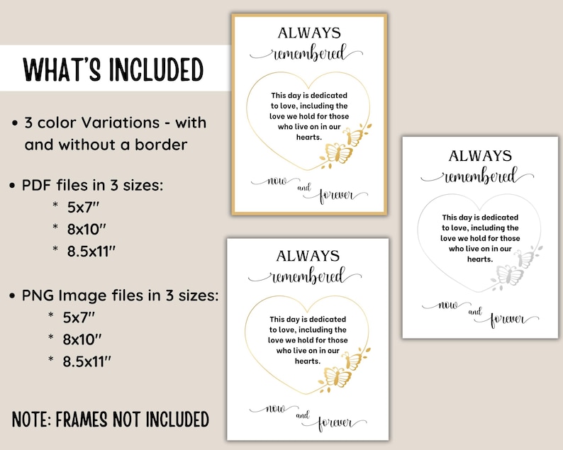 Memory Table Sign Printable Wedding Memory Table Sign, Printable Wedding Sign for Memorial Table ...