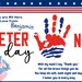 Veterans Day Handprint Art, Happy Veterans Day Handprint Keepsake ...