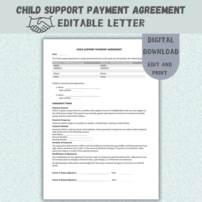 Letter Agreement Co Etsy Letter Agreement Co Etsy