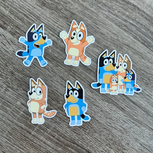 Bluey CupCake Toppers
