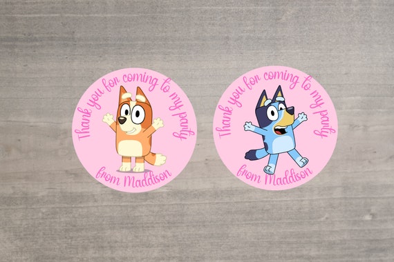 Bluey Stickers for Sale  Birthday party stickers, Cute stickers