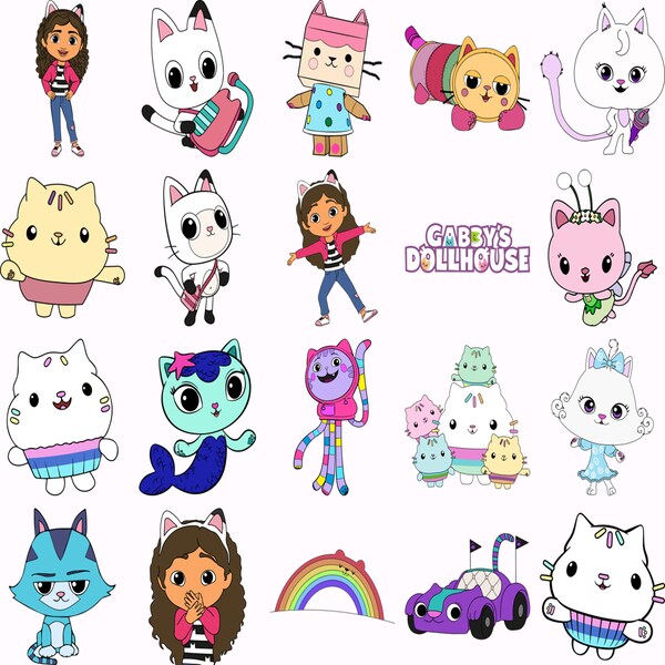 Gabbys Dollhouse Cricut - Etsy