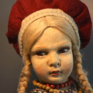 antique doll!! Talleres Arte Fuste Spain!! Around 1927!! 52cm!!