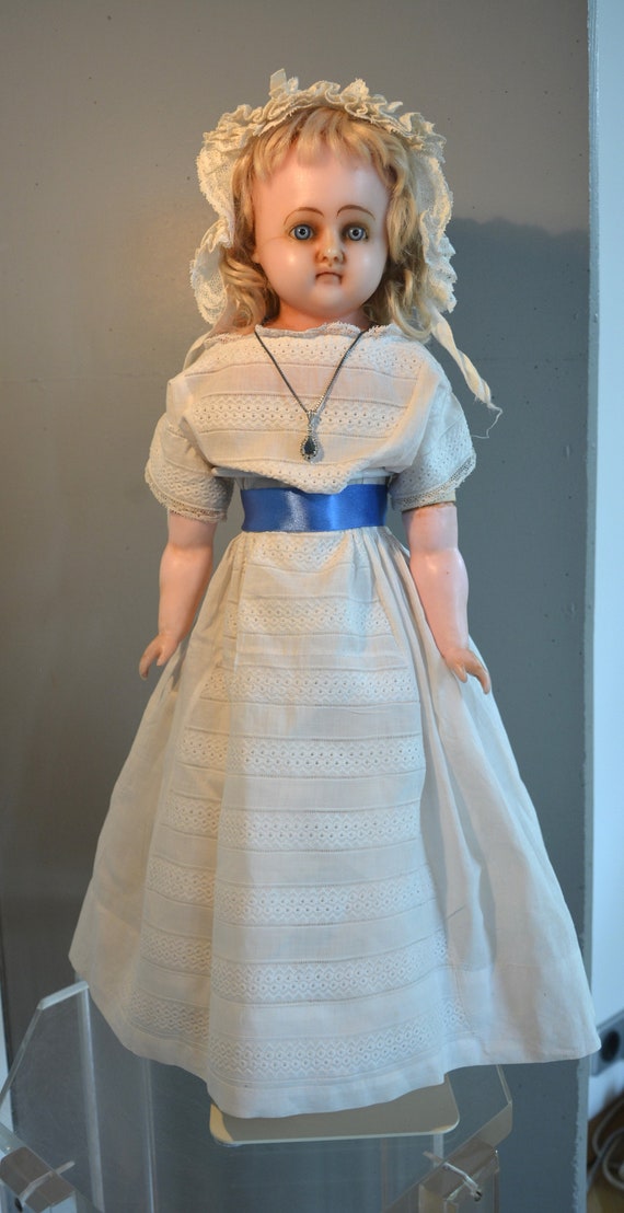 Antique Wax Doll Wax Doll 56 Cm Around 1880 Etsy Australia