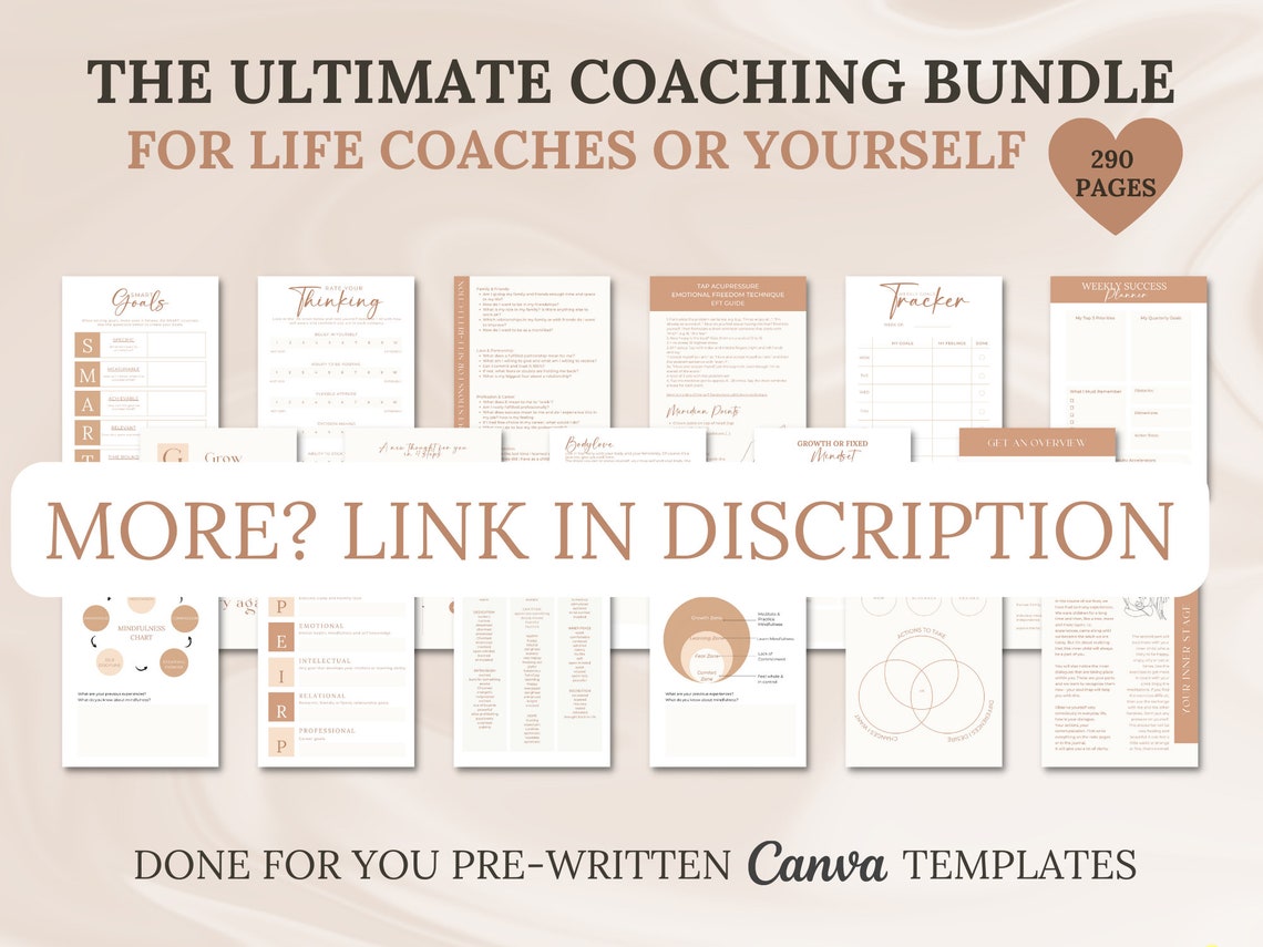 Life Coaching Worksheet Templates Client Session Note Life - Etsy