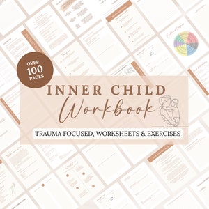 Cahier d’exercices pour l’enfant intérieur Feuilles de travail imprimables sur la guérison de l’enfant intérieur Journal de l’enfant intérieur Travail de l’ombre