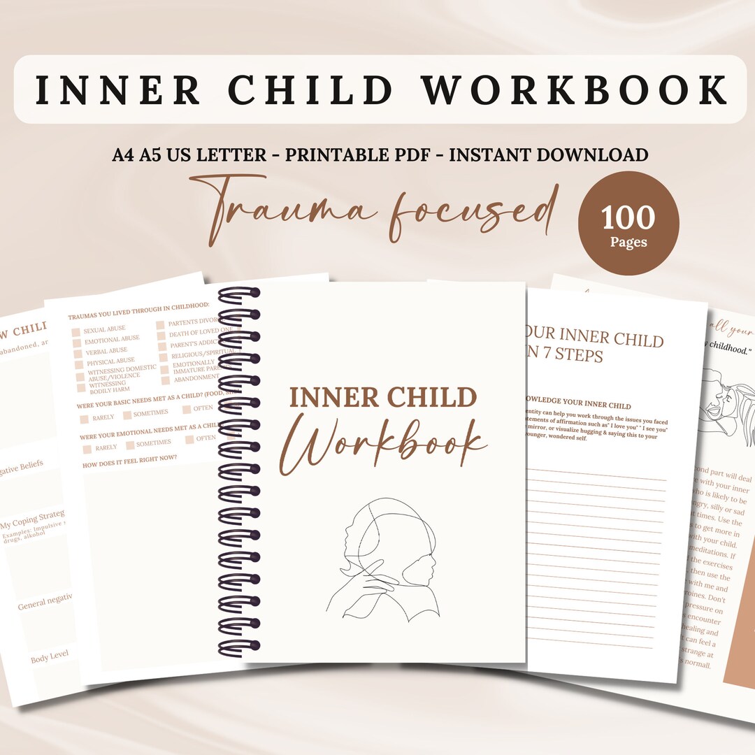 Inner Child Healing Workbook: Trauma Focused Journal Prompts (PDF) - Etsy