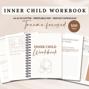 Cahier d&#39;exercices à imprimer pour l&#39;enfant intérieur Feuilles de travail pour la guérison de l&#39;enfant intérieur