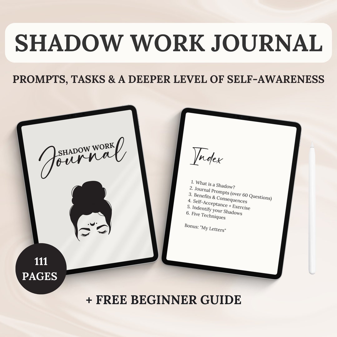 Shadow Work Journal Mental Health Journal Inner Child Healing Anxiety ...