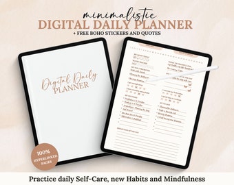 Minimalist Digital Planner iPad Planner Back to School Planner GoodNotes Planner That Girl Weekly Planner Monthly Planner