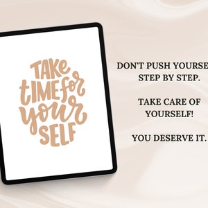 Self-Care Planner Printable Mindfulness Workbook Self-Love Journal Mental Health Worksheet Self-Care Mood Tracker image 5