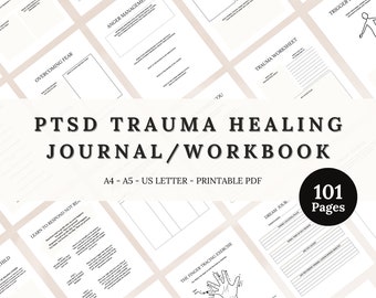Diário de Processamento de Trauma: Folhas de Exercícios para TEPT, TCC e DBT (PDF para impressão)