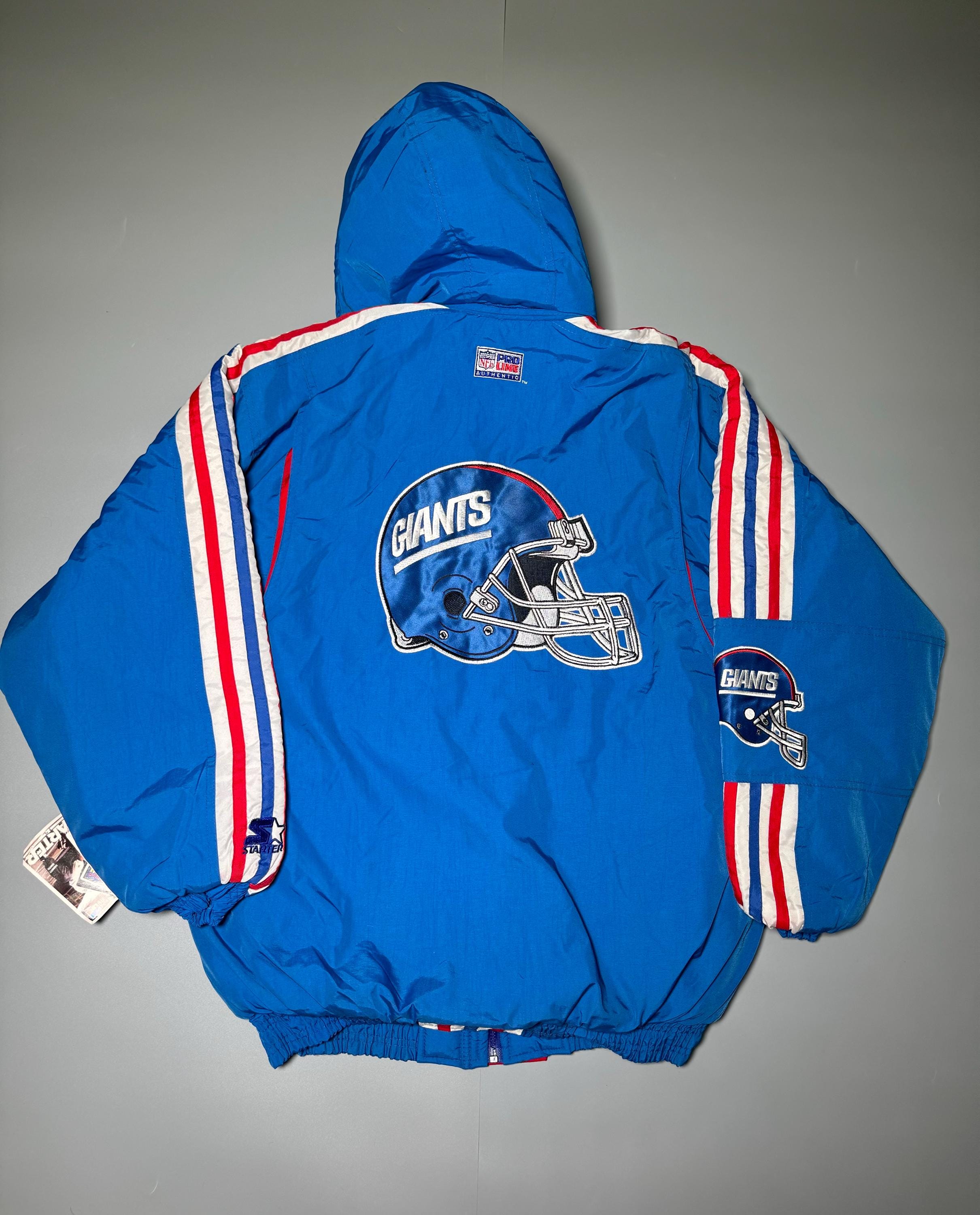 Starter Jacket New York Giants NFL Pro Line Authentic Puffer Full
