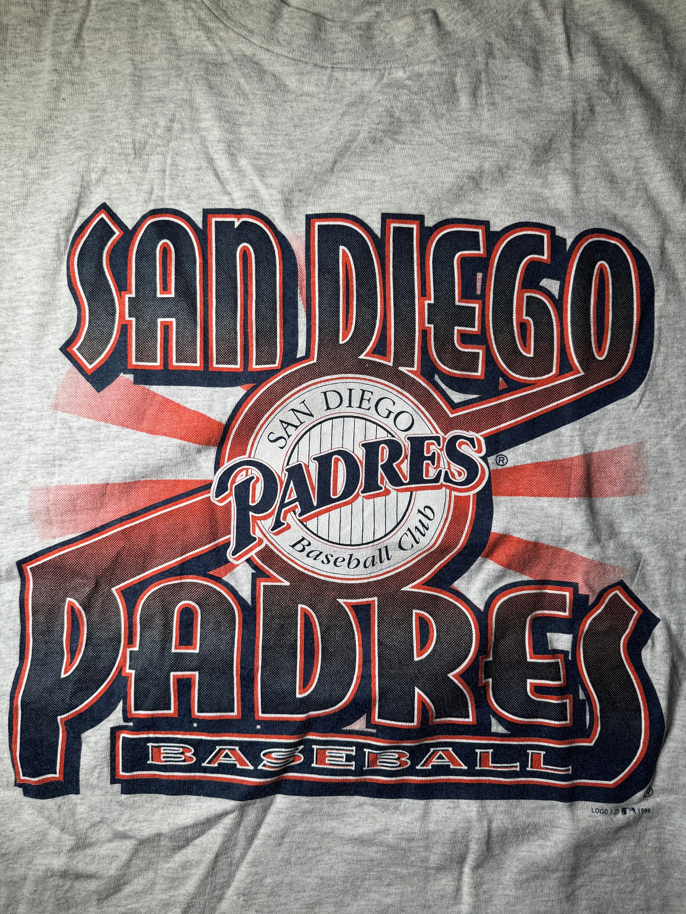 Tultex T-shirt San Diego Padres Vintage 1998 Logo 7 MLB 90s