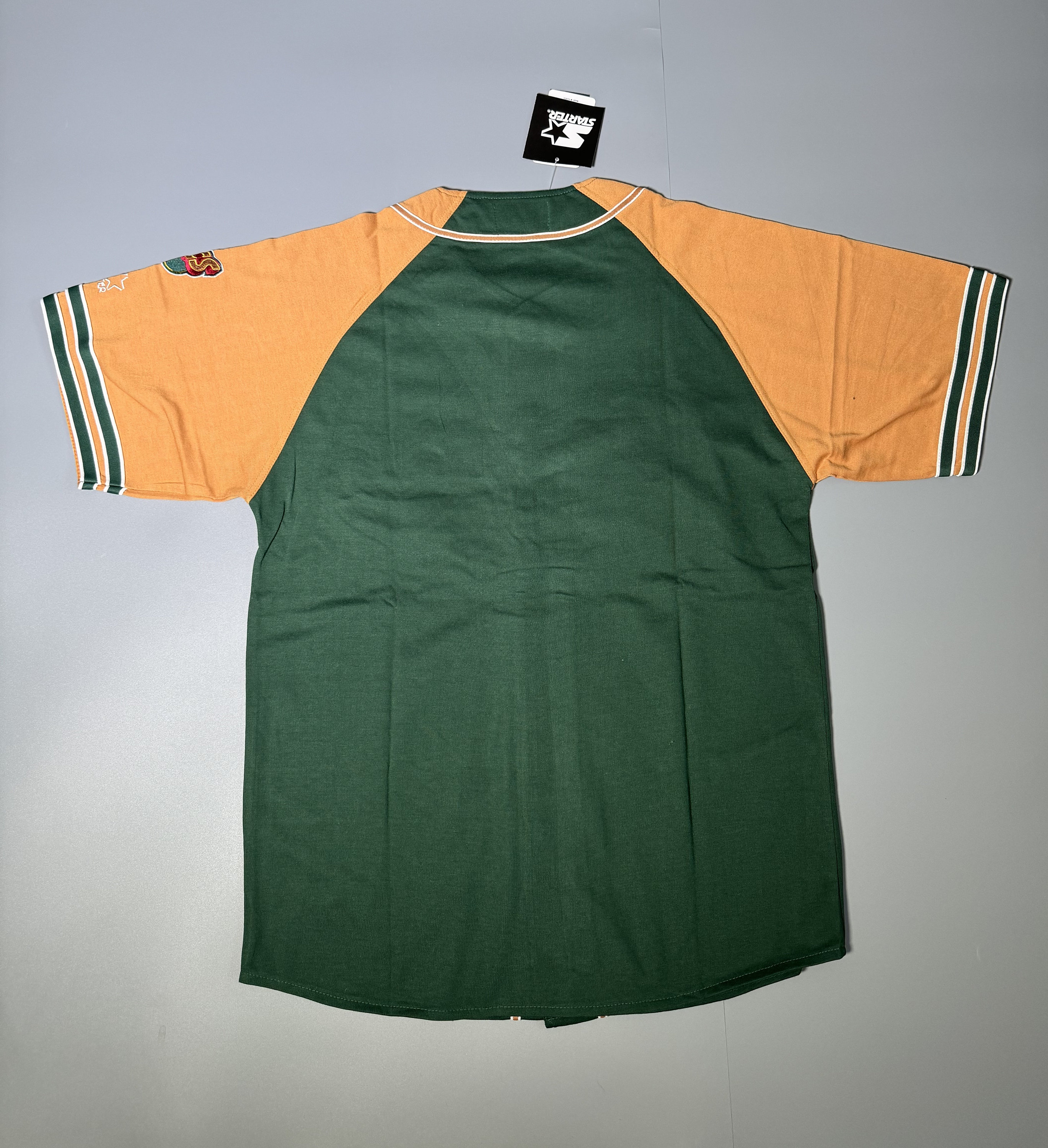 Starter Jersey Seattle Supersonics Baseball Script NBA Vintage 90s