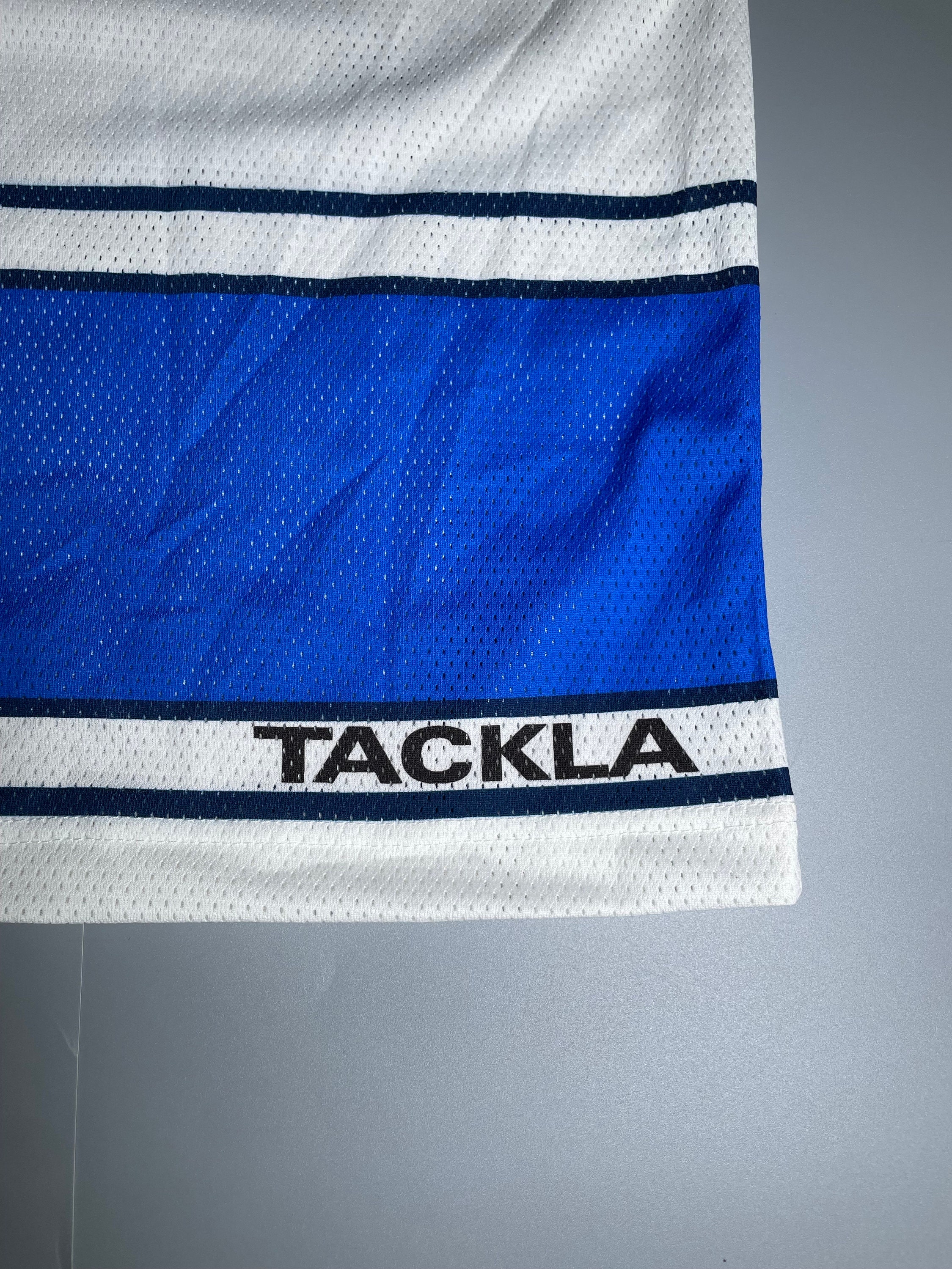 Pull Hockey équipe Nationale Allemande Tackla Années 80 - Taille XL Avec Autographe