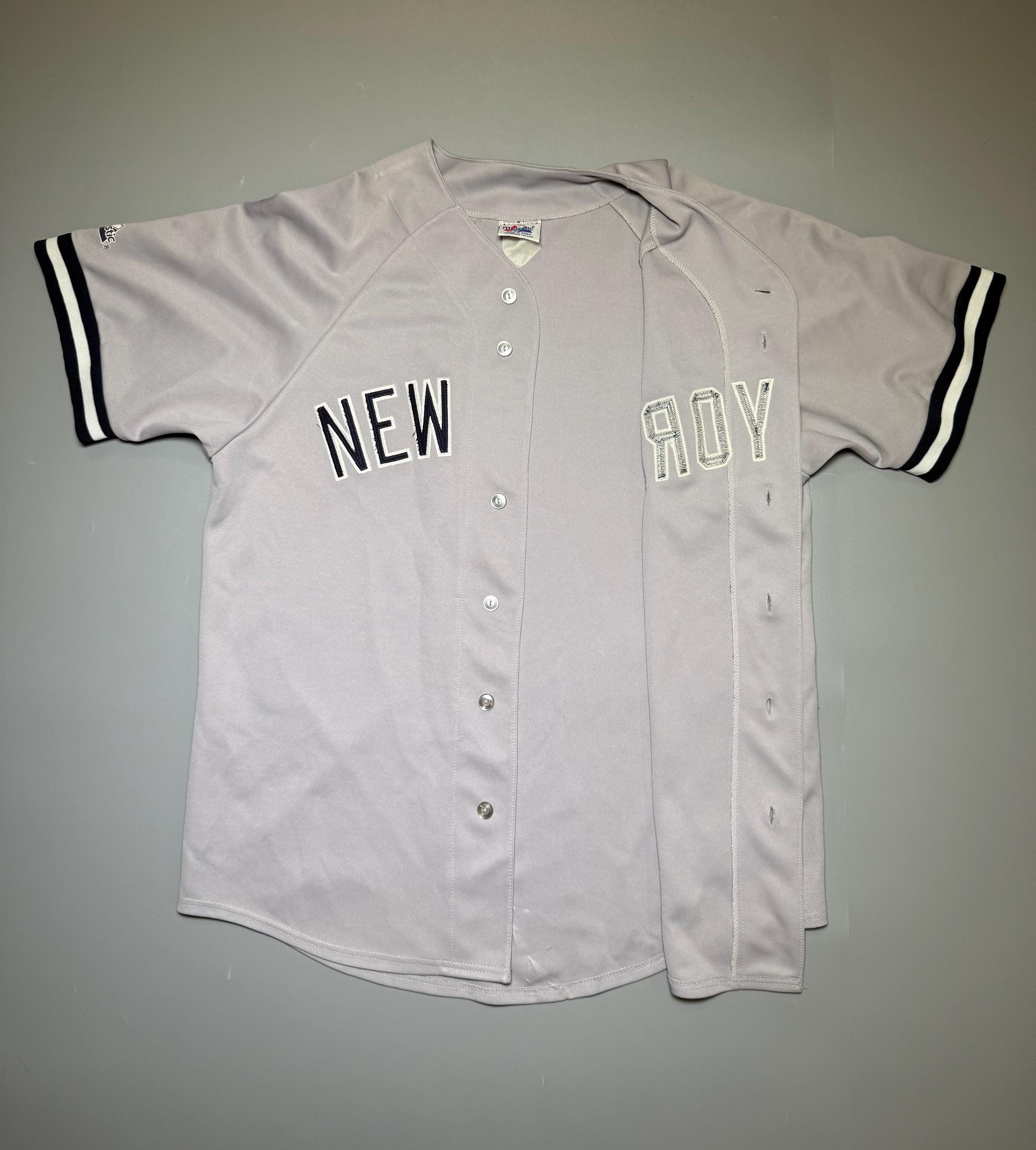 Majestic Road Jersey New York Yankees 90s Baseball Vintage Made in