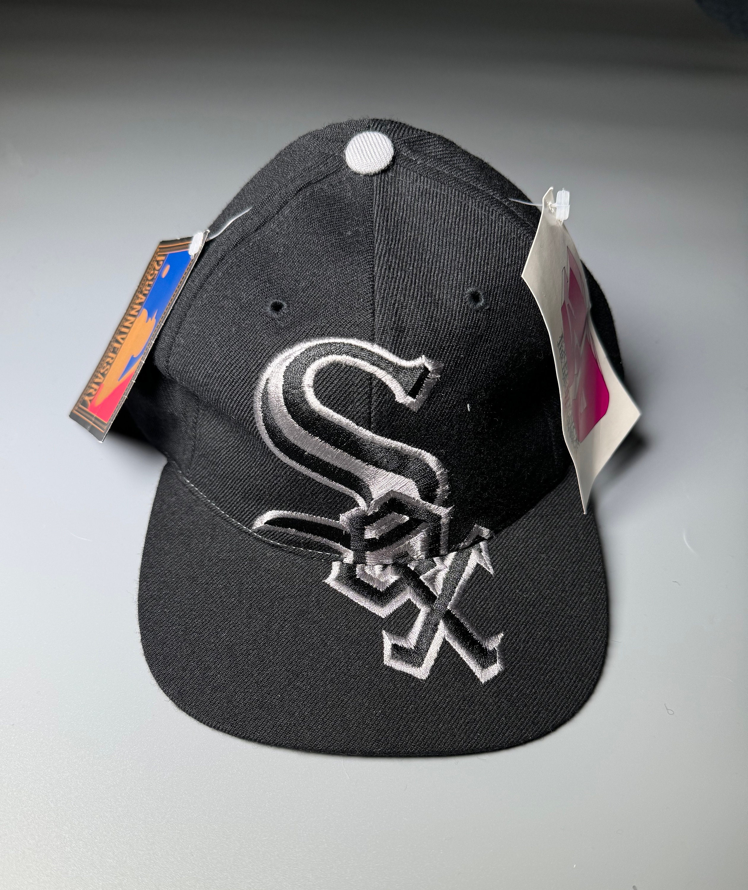 American Needle Hat Chicago White Sox Big Logo Vintage Snapback Cap 90s MLB Baseball Very Rare Deadstock NWT Etsy