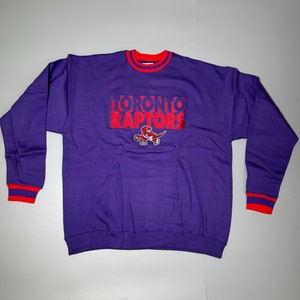 プロ プレイヤー スウェットシャツ クルーネック トロント ラプターズ NBA 90 年代 カーター NWOT デッドストック レア 新品 韓国製 サイズ M
