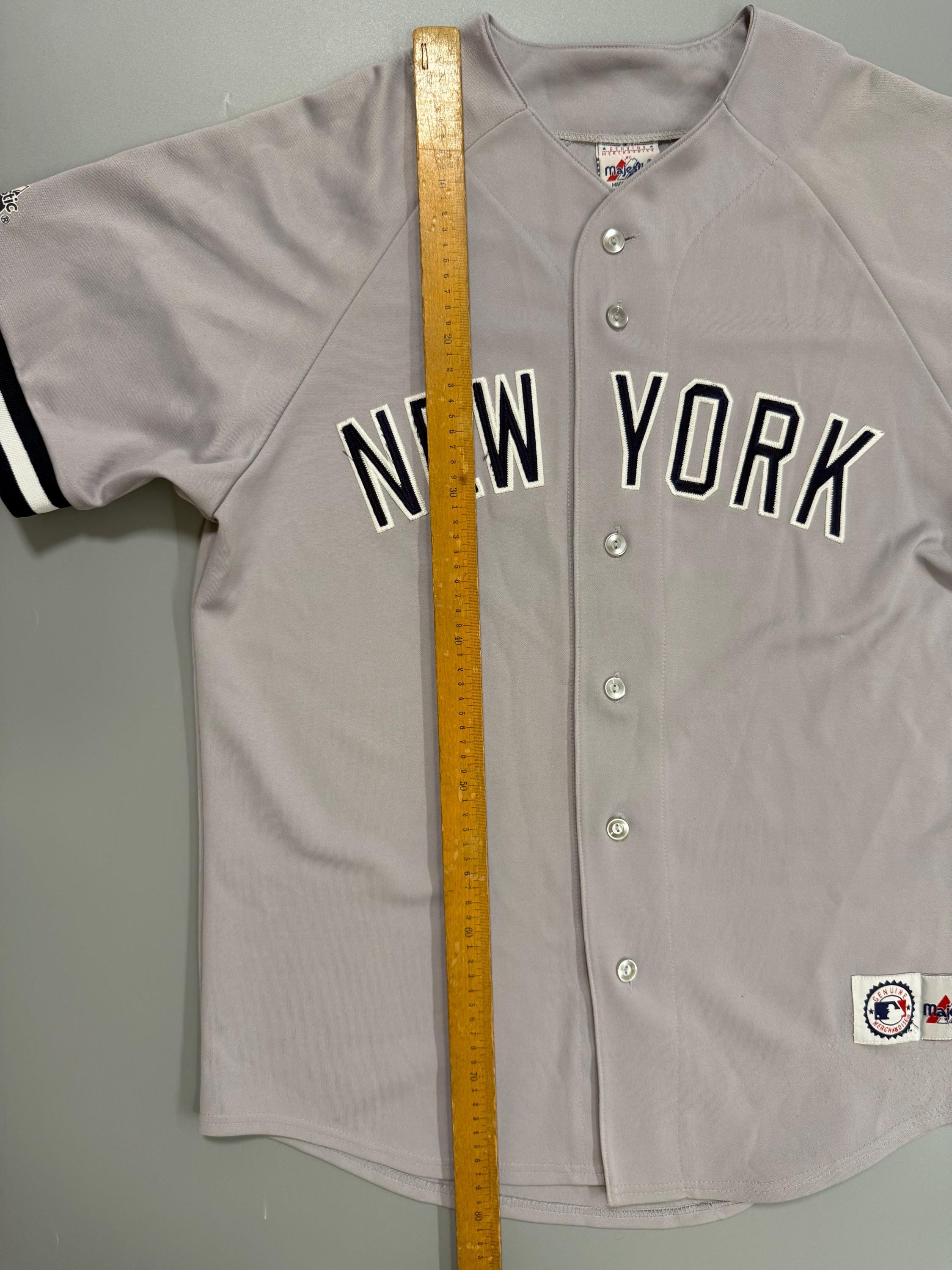 Majestic Road Jersey New York Yankees 90s Baseball Vintage Made in
