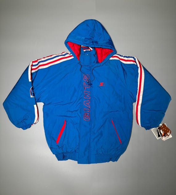 Starter Jacket New York Giants NFL Pro Line Authentic Puffer Full 