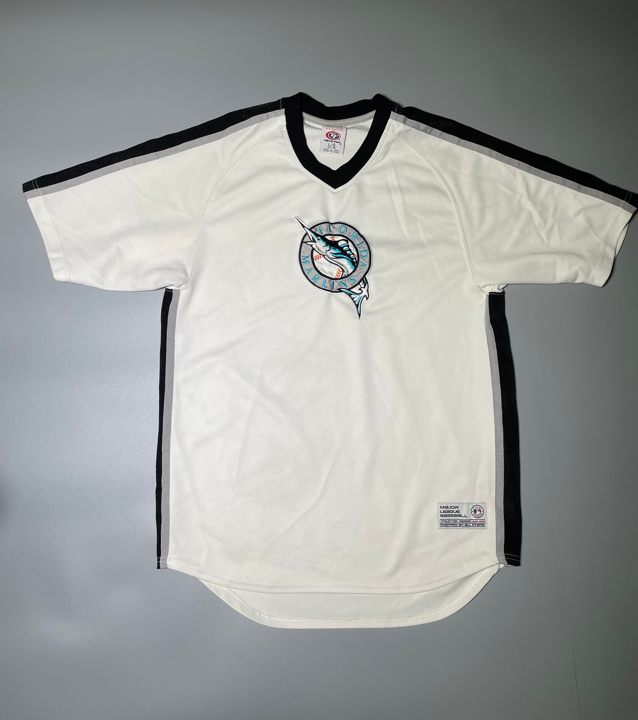 Russell Athletic Authentic Florida Marlins 1997 MLB World Series Jersey  White 44