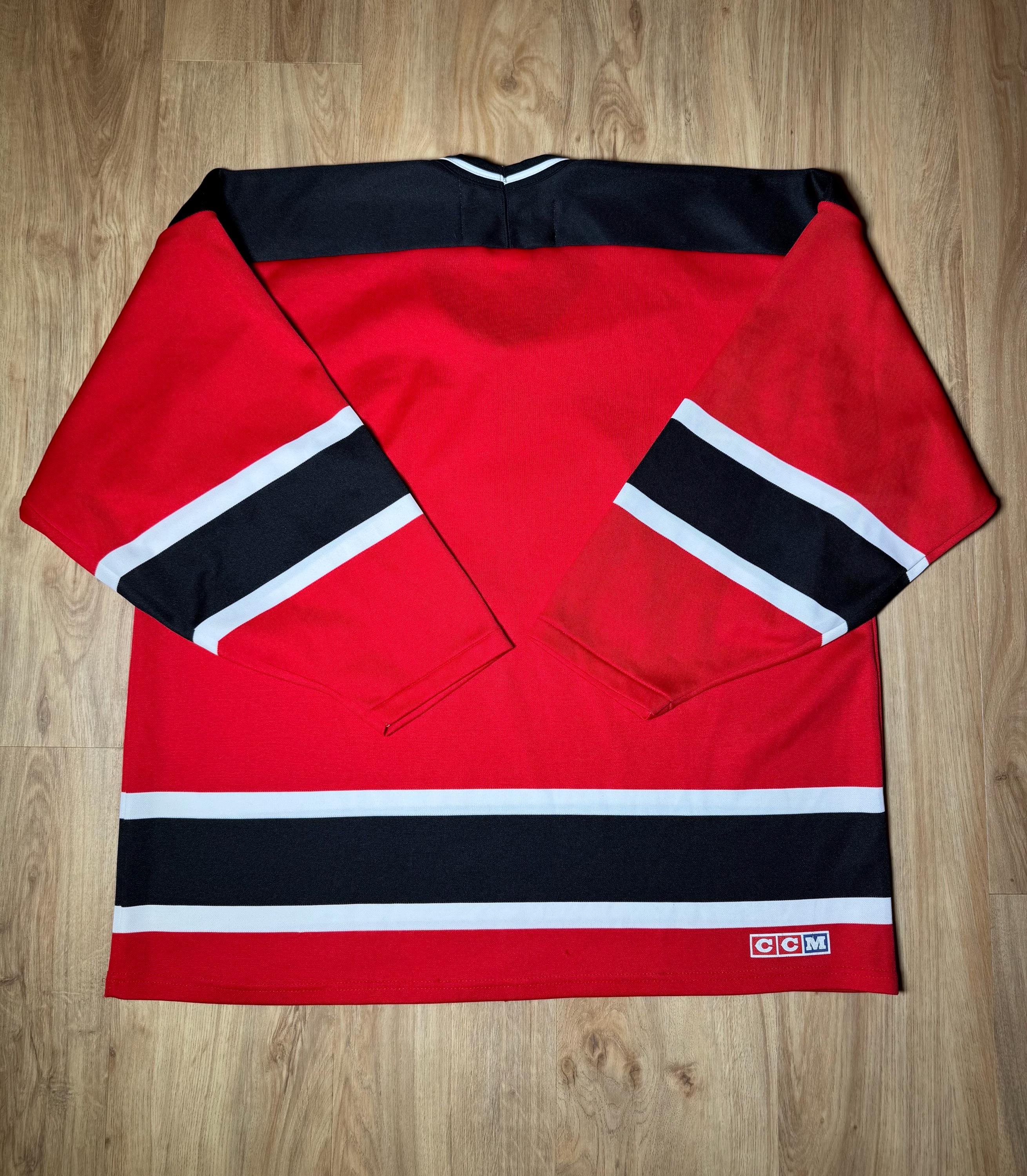 CCM マスク ジャージ ニュージャージー デビルズ NHL ヴィンテージ 