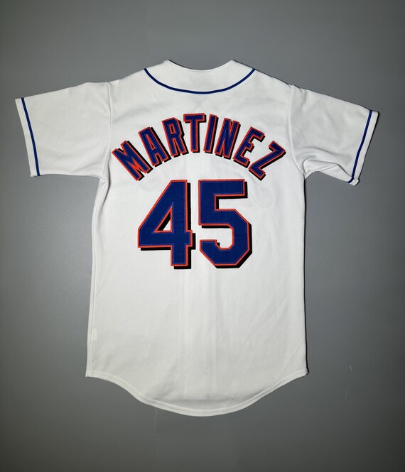 Majestic Jersey MLB New York Mets #45 Pedro Martinez